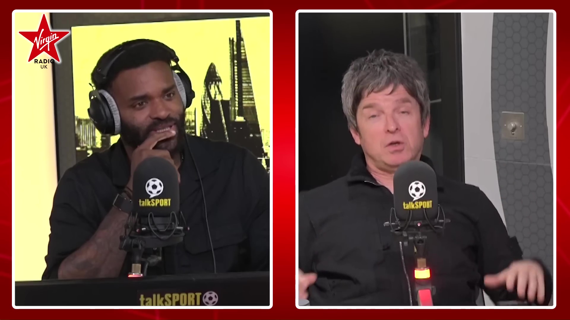 Noel Gallagher at TalkSport Drive; Virgin Radio - November 14, 2023