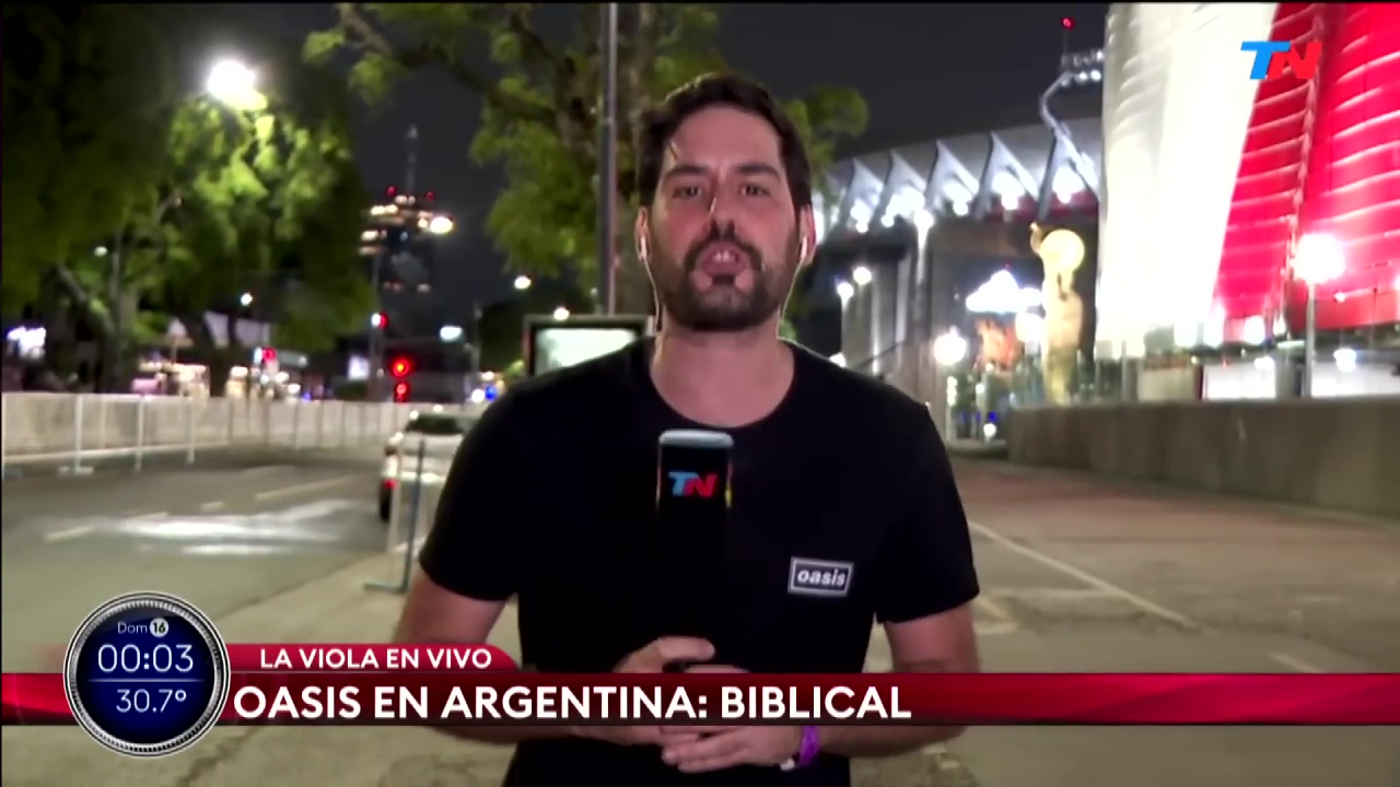 Oasis at TN La Viola Oasis Special; Argentina - November 15, 2025