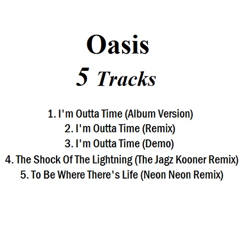 I'm Outta Time US Promo EP