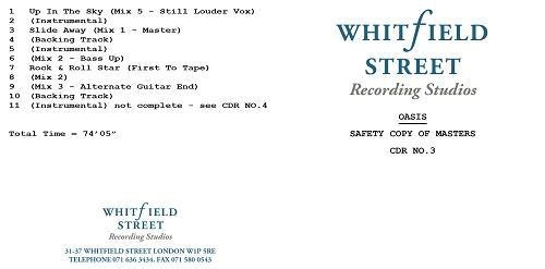Definitely Maybe - Safety Copy of Masters